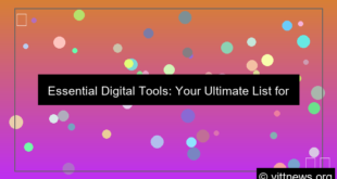 basic digital tools list