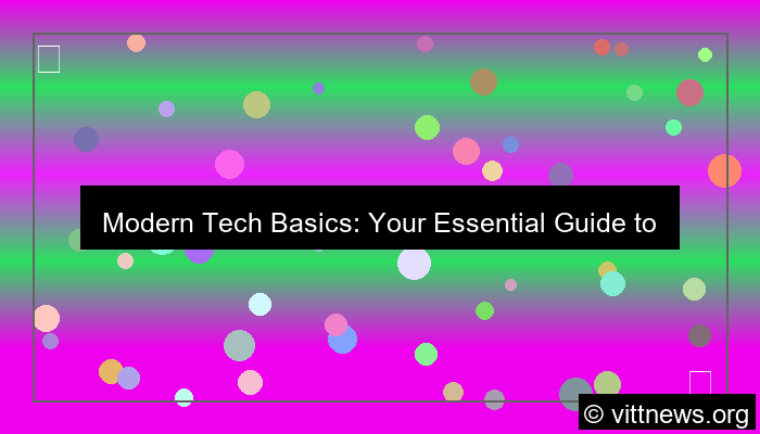 gambar modern tech basics