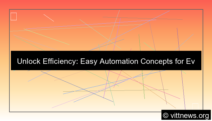 simple automation concepts