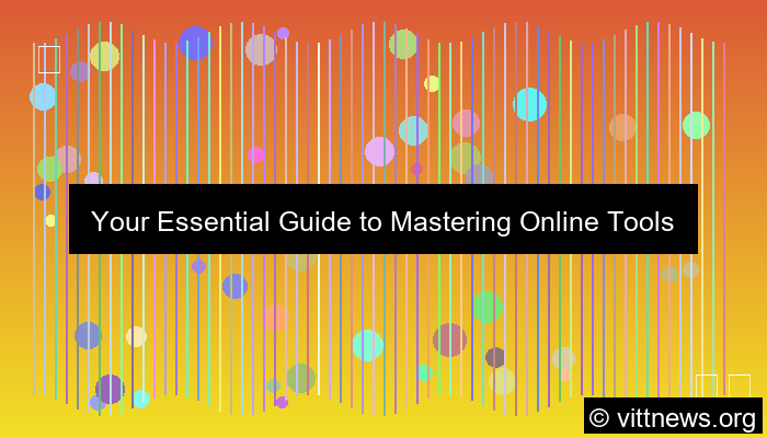 online tools guide