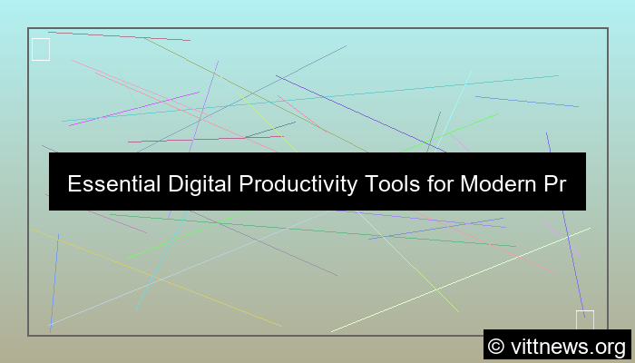 visual tools for digital productivity